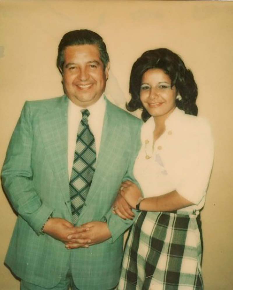 Manuel Contreras y Adriana Rivas, la Chany, una de sus secretarias de confianza, devenida en agente.