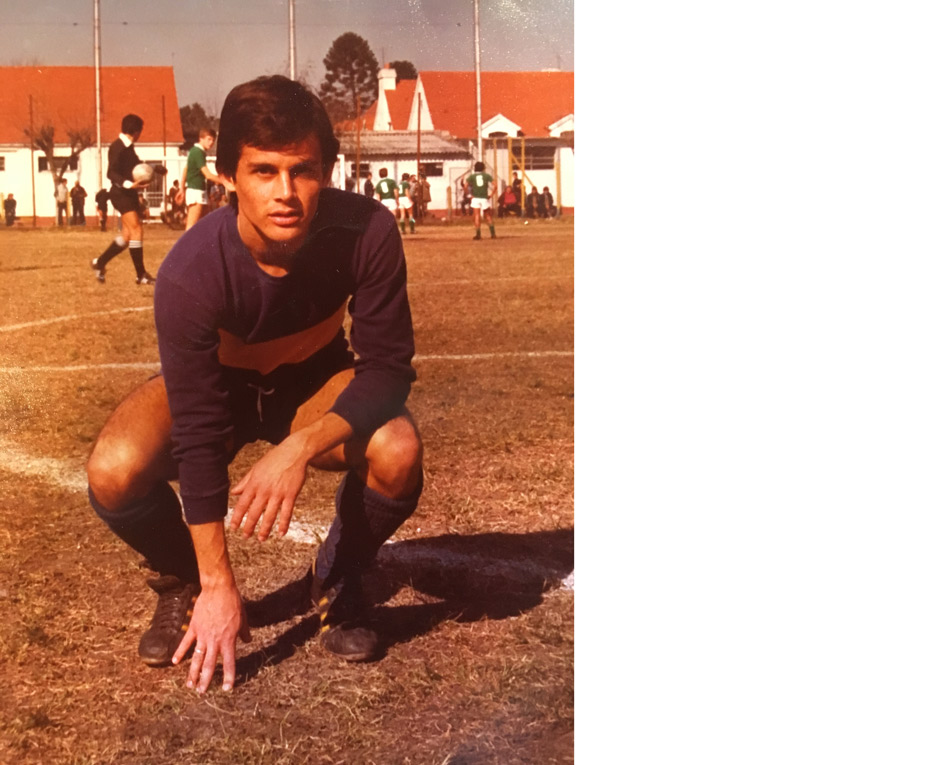 Javier Doland en Boca.