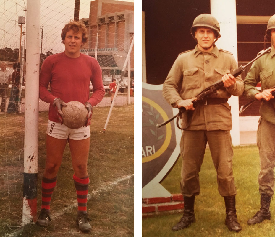 Héctor Rebasti, ex arquero de San Lorenzo.