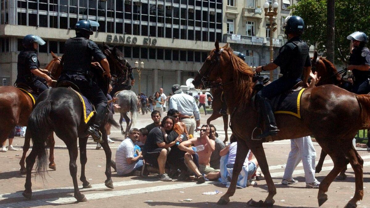 Represión en la Plaza de Mayo