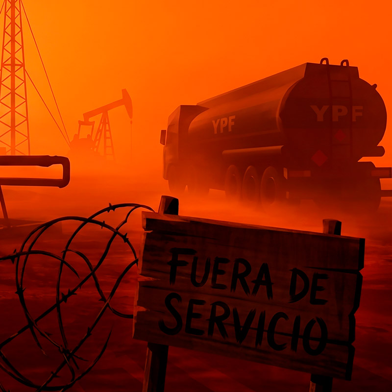 La retirada de YPF